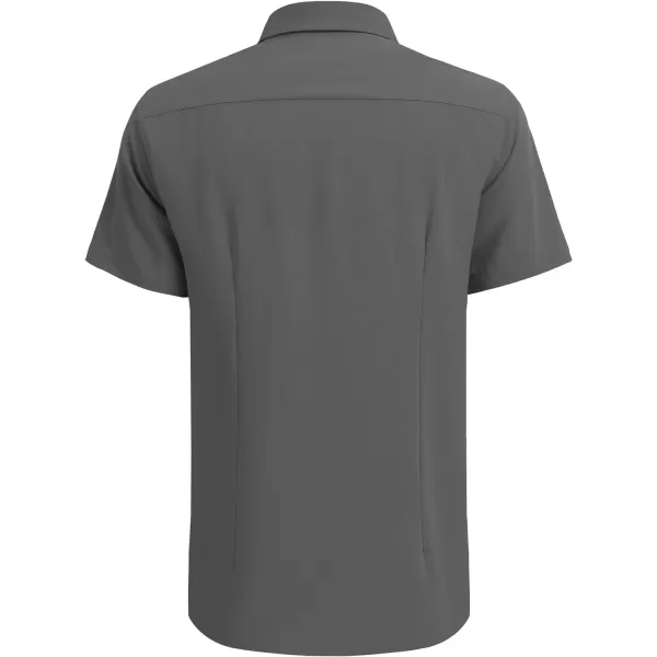 COOFANDY Men's Cuban Guayabera Shirt Short Sleeve Button Down Shirts Casual Summer Beach Linen Shirts