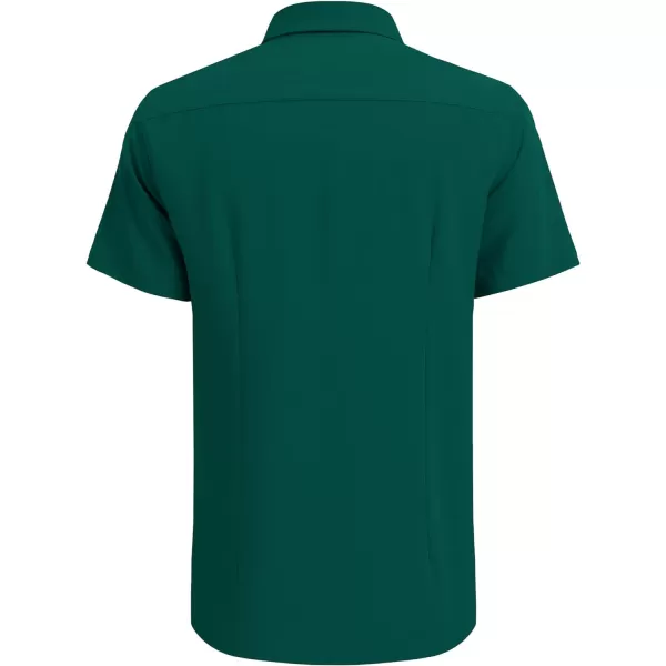 COOFANDY Men's Cuban Guayabera Shirt Short Sleeve Button Down Shirts Casual Summer Beach Linen Shirts