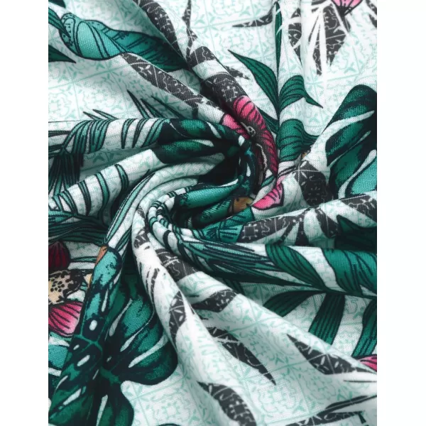 COOFANDY Men's Floral Tank Top Sleeveless Tees All Over Print Casual Sport T-Shirts Hawaii Beach Vacation