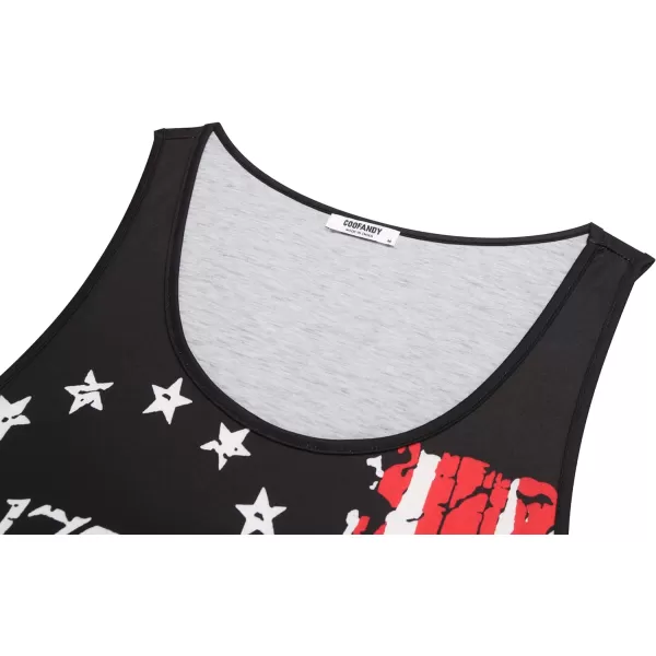 COOFANDY Men's Floral Tank Top Sleeveless Tees All Over Print Casual Sport T-Shirts Hawaii Beach Vacation