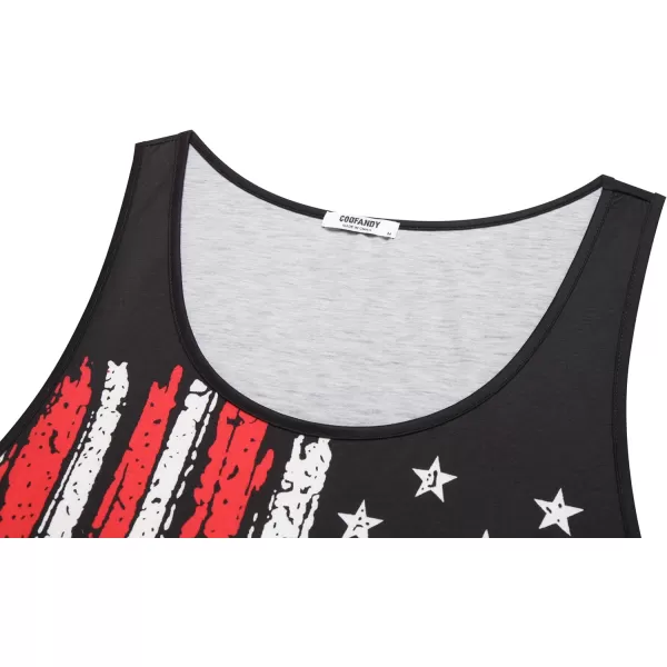 COOFANDY Men's Floral Tank Top Sleeveless Tees All Over Print Casual Sport T-Shirts Hawaii Beach Vacation