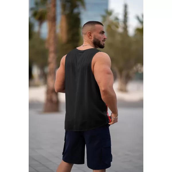 COOFANDY Men's Floral Tank Top Sleeveless Tees All Over Print Casual Sport T-Shirts Hawaii Beach Vacation