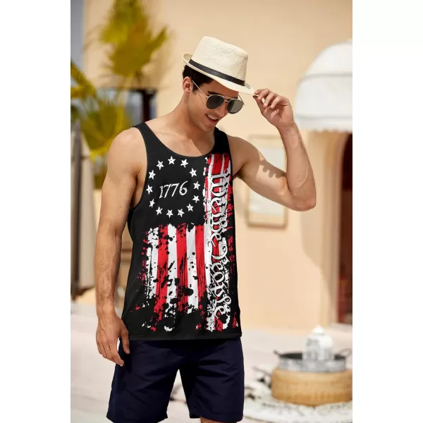 COOFANDY Men's Floral Tank Top Sleeveless Tees All Over Print Casual Sport T-Shirts Hawaii Beach Vacation