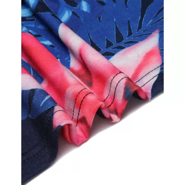 COOFANDY Men's Floral Tank Top Sleeveless Tees All Over Print Casual Sport T-Shirts Hawaii Beach Vacation