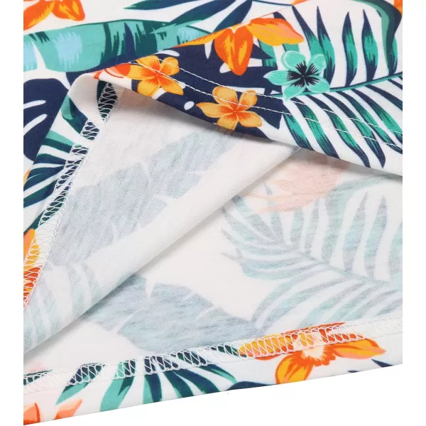 COOFANDY Men's Floral Tank Top Sleeveless Tees All Over Print Casual Sport T-Shirts Hawaii Beach Vacation