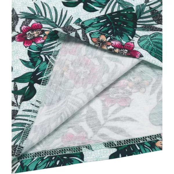 COOFANDY Men's Floral Tank Top Sleeveless Tees All Over Print Casual Sport T-Shirts Hawaii Beach Vacation