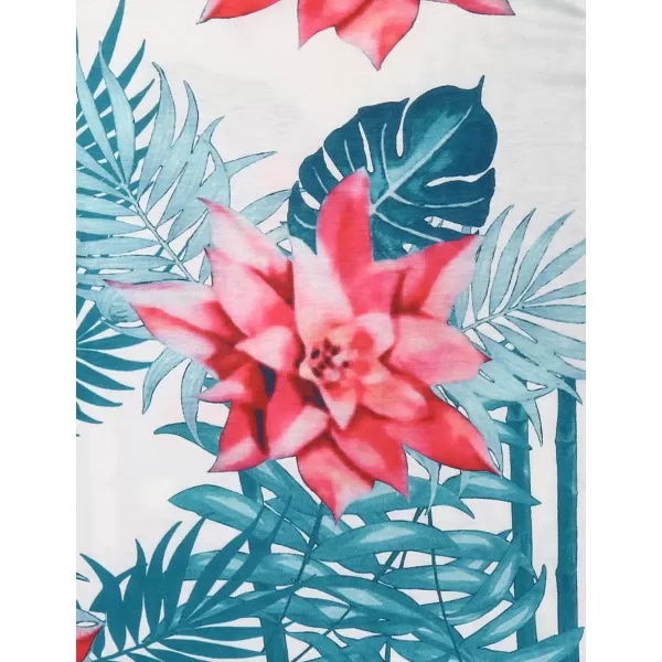 COOFANDY Men's Floral Tank Top Sleeveless Tees All Over Print Casual Sport T-Shirts Hawaii Beach Vacation