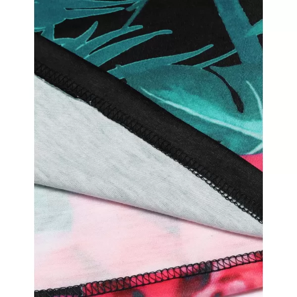 COOFANDY Men's Floral Tank Top Sleeveless Tees All Over Print Casual Sport T-Shirts Hawaii Beach Vacation