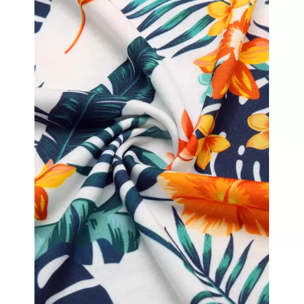 COOFANDY Men's Floral Tank Top Sleeveless Tees All Over Print Casual Sport T-Shirts Hawaii Beach Vacation