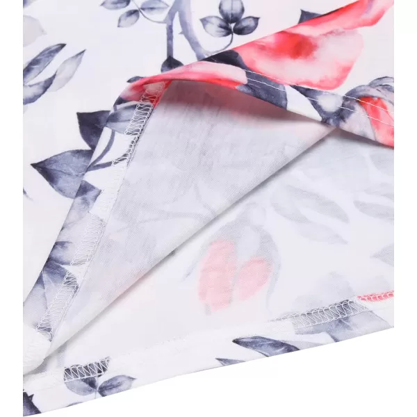 COOFANDY Men's Floral Tank Top Sleeveless Tees All Over Print Casual Sport T-Shirts Hawaii Beach Vacation/White)