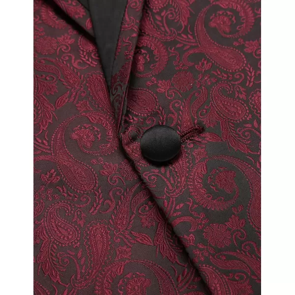COOFANDY Men's Floral Tuxedo Suit Jacket Slim Fit Dinner Jacket Party Prom Wedding Blazer Jackets