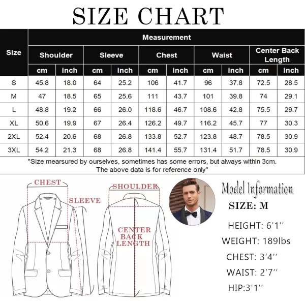 COOFANDY Men's Floral Tuxedo Suit Jacket Slim Fit Dinner Jacket Party Prom Wedding Blazer Jackets)