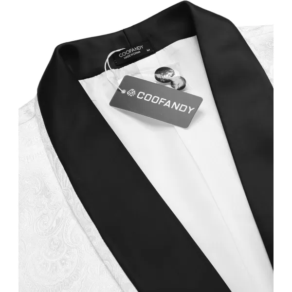 COOFANDY Men's Floral Tuxedo Suit Jacket Slim Fit Dinner Jacket Party Prom Wedding Blazer Jackets