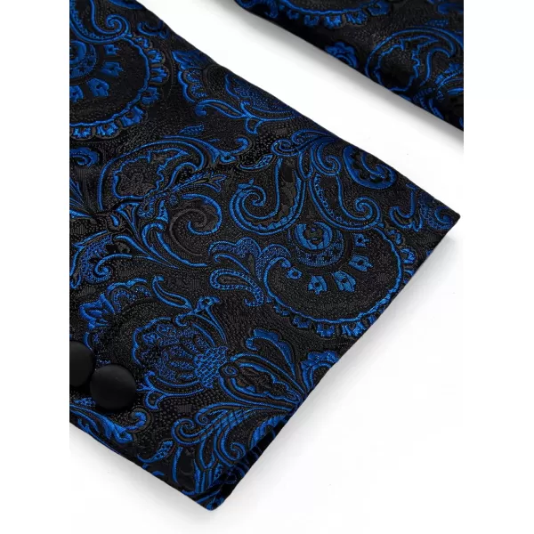 COOFANDY Men's Floral Tuxedo Suit Jacket Slim Fit Dinner Jacket Party Prom Wedding Blazer Jackets