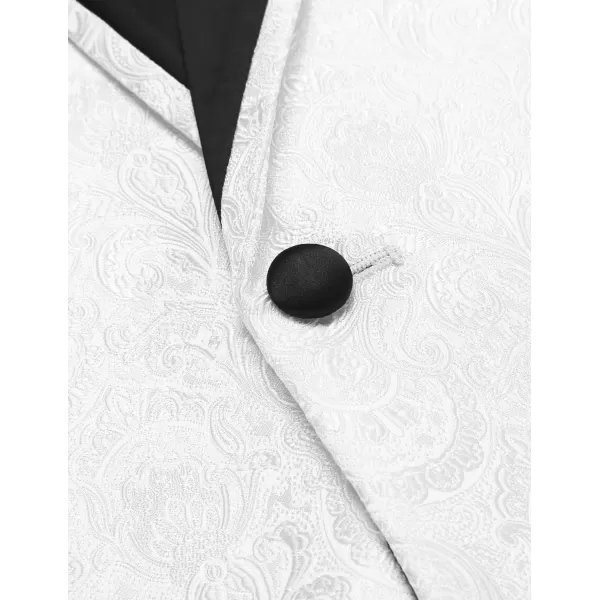 COOFANDY Men's Floral Tuxedo Suit Jacket Slim Fit Dinner Jacket Party Prom Wedding Blazer Jackets