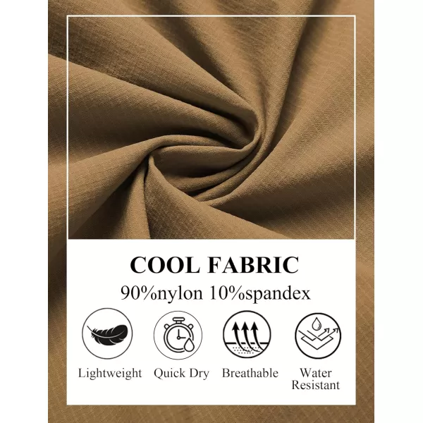COOFANDY Men's Golf Shorts 8 Inch Lightweight Quick Dry Casual Dress Shorts Hiking Travel Shorts with Pockets
