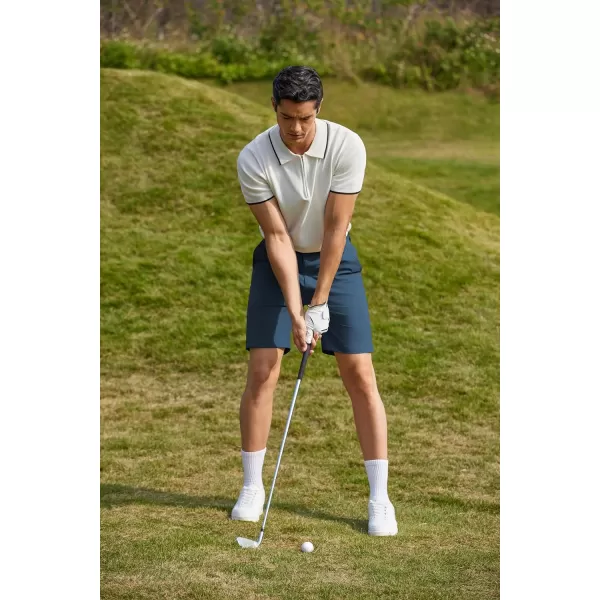COOFANDY Men's Golf Shorts 8 Inch Lightweight Quick Dry Casual Dress Shorts Hiking Travel Shorts with Pockets