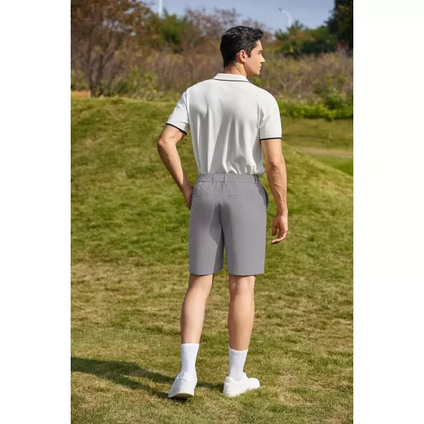 COOFANDY Men's Golf Shorts 8 Inch Lightweight Quick Dry Casual Dress Shorts Hiking Travel Shorts with Pockets