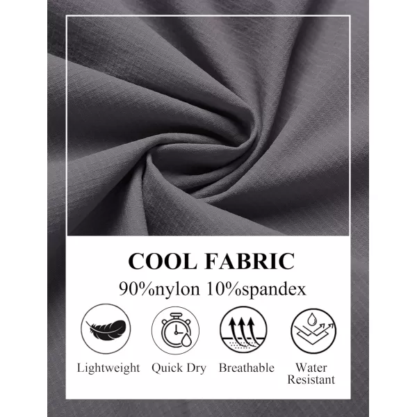 COOFANDY Men's Golf Shorts 8 Inch Lightweight Quick Dry Casual Dress Shorts Hiking Travel Shorts with Pockets