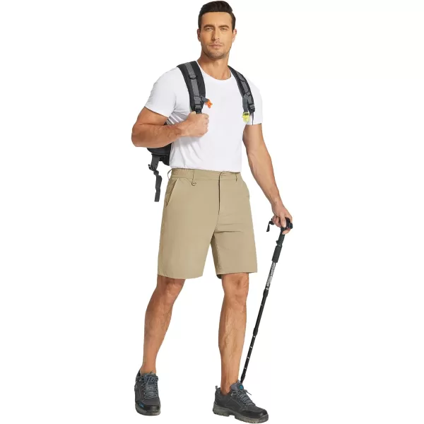 COOFANDY Men's Golf Shorts 8 Inch Lightweight Quick Dry Casual Dress Shorts Hiking Travel Shorts with Pockets