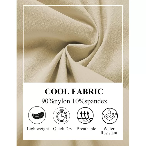 COOFANDY Men's Golf Shorts 8 Inch Lightweight Quick Dry Casual Dress Shorts Hiking Travel Shorts with Pockets