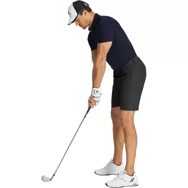 COOFANDY Men's Golf Shorts 8 Inch Lightweight Quick Dry Casual Dress Shorts Hiking Travel Shorts with Pockets