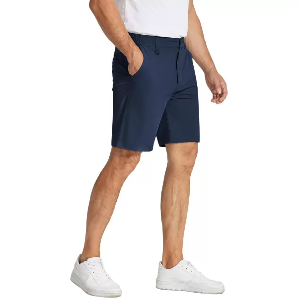 COOFANDY Men's Golf Shorts 8 Inch Lightweight Quick Dry Casual Dress Shorts Hiking Travel Shorts with Pockets