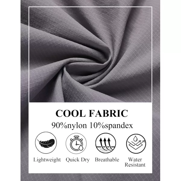 COOFANDY Men's Golf Shorts 8 Inch Lightweight Quick Dry Casual Dress Shorts Hiking Travel Shorts with Pockets
