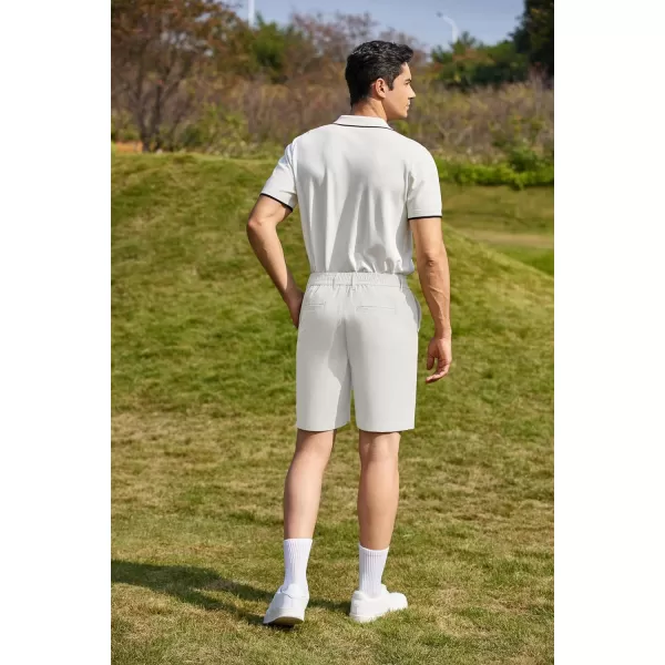 COOFANDY Men's Golf Shorts 8 Inch Lightweight Quick Dry Casual Dress Shorts Hiking Travel Shorts with Pockets