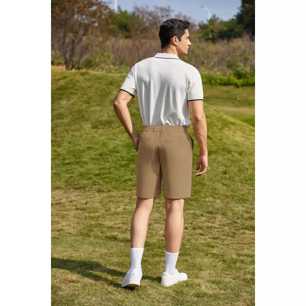 COOFANDY Men's Golf Shorts 8 Inch Lightweight Quick Dry Casual Dress Shorts Hiking Travel Shorts with Pockets