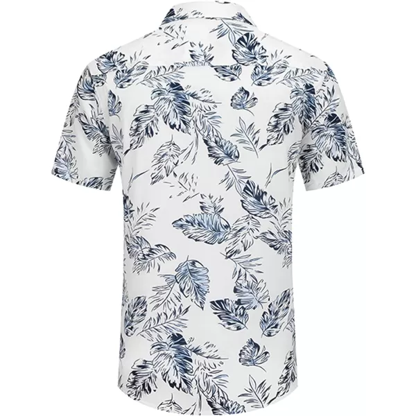 COOFANDY Mens Hawaiian Shirts Short Sleeve Casual Button Down Tropical Beach Shirt