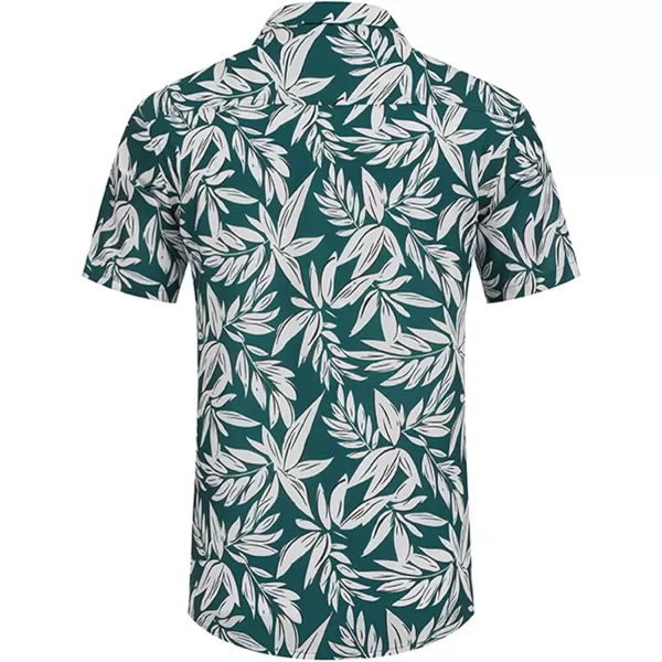COOFANDY Mens Hawaiian Shirts Short Sleeve Casual Button Down Tropical Beach Shirt