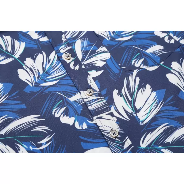 COOFANDY Mens Hawaiian Shirts Short Sleeve Casual Button Down Tropical Beach Shirt