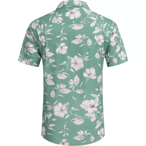 COOFANDY Mens Hawaiian Shirts Short Sleeve Casual Button Down Tropical Beach Shirt