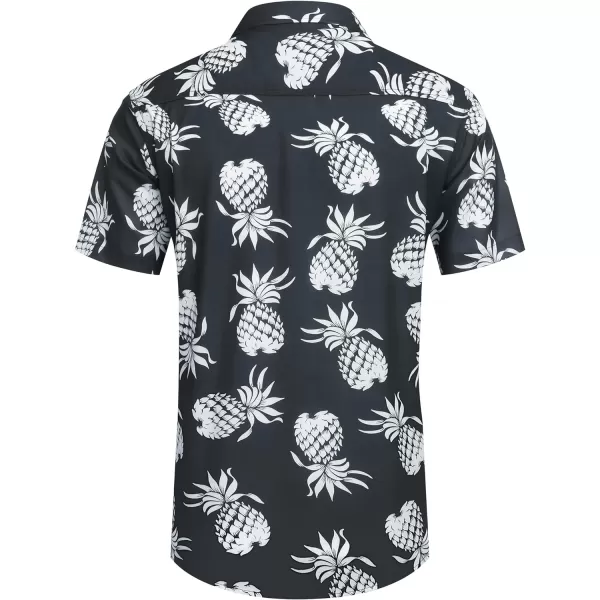 COOFANDY Mens Hawaiian Shirts Short Sleeve Casual Button Down Tropical Beach Shirt