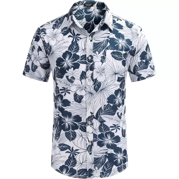 COOFANDY Mens Hawaiian Shirts Short Sleeve Casual Button Down Tropical Beach Shirt
