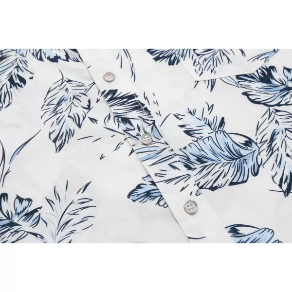 COOFANDY Mens Hawaiian Shirts Short Sleeve Casual Button Down Tropical Beach Shirt