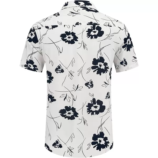 COOFANDY Mens Hawaiian Shirts Short Sleeve Casual Button Down Tropical Beach Shirt