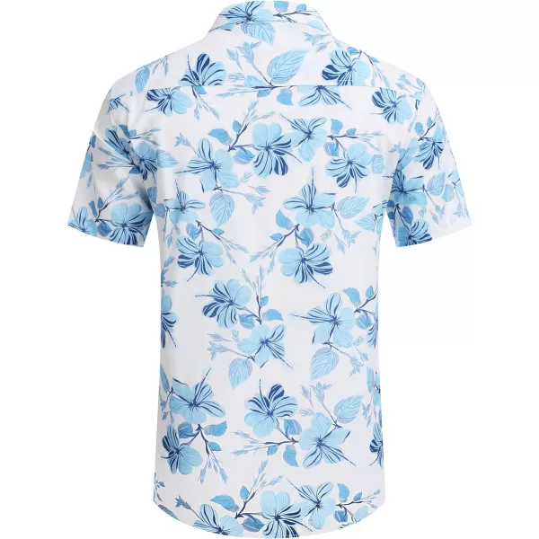 COOFANDY Mens Hawaiian Shirts Short Sleeve Casual Button Down Tropical Beach Shirt