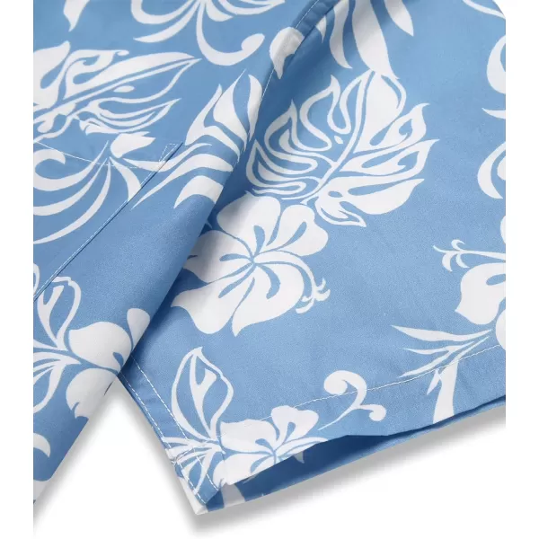 COOFANDY Mens Hawaiian Tropical Shirt Short Sleeve Casual Button Down Floral Summer Beach Shirts with Pocket