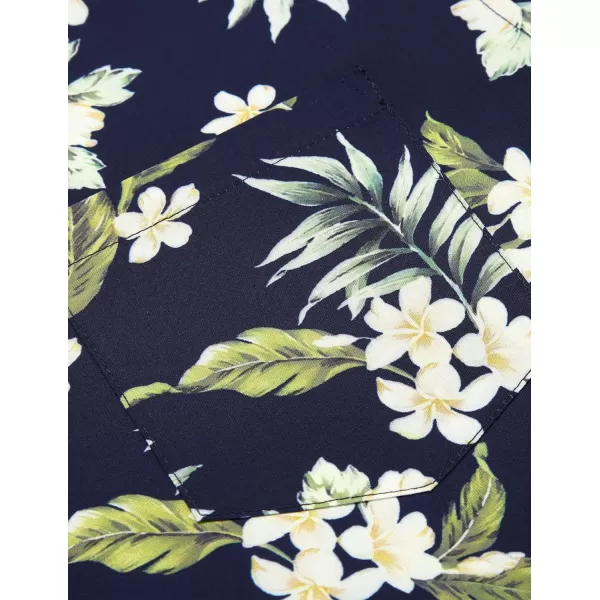 COOFANDY Mens Hawaiian Tropical Shirt Short Sleeve Casual Button Down Floral Summer Beach Shirts with Pocket