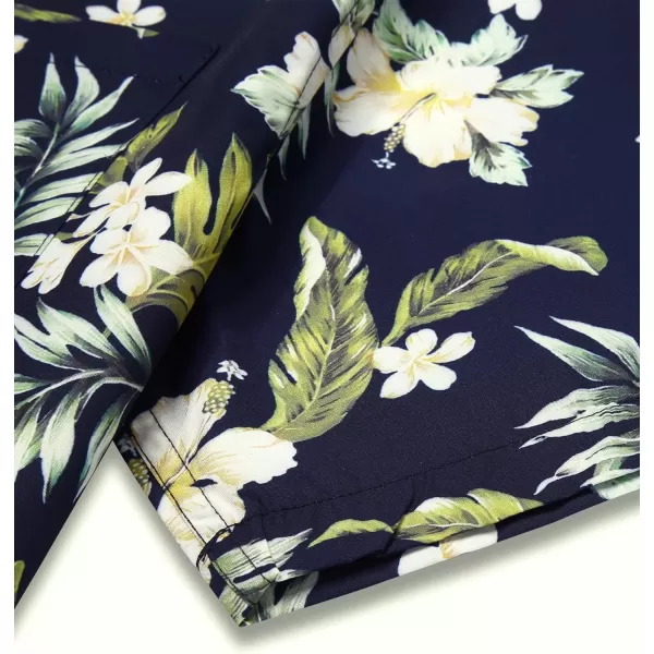 COOFANDY Mens Hawaiian Tropical Shirt Short Sleeve Casual Button Down Floral Summer Beach Shirts with Pocket