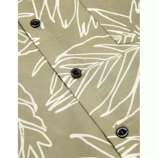 COOFANDY Mens Hawaiian Tropical Shirt Short Sleeve Casual Button Down Floral Summer Beach Shirts with Pocket