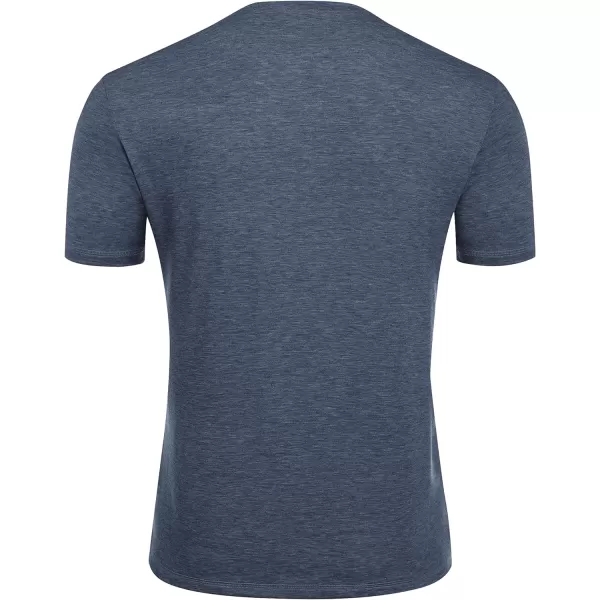 COOFANDY Men's Henley Shirts Short Sleeve Casual Basic Tee Summer Button Henley Soild T Shirts
