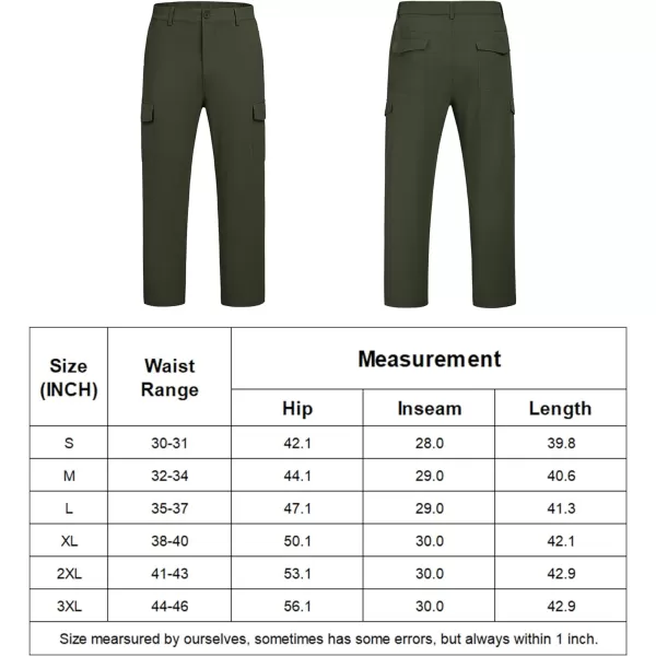 COOFANDY Men's Hiking Cargo Pants Lightweight Quick Dry Outdoor Work Pants for Golf Athletic Travel with Multi Pockets