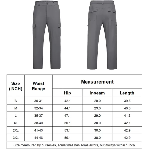 COOFANDY Men's Hiking Cargo Pants Lightweight Quick Dry Outdoor Work Pants for Golf Athletic Travel with Multi Pockets