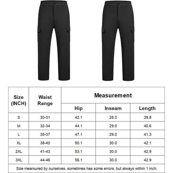 COOFANDY Men's Hiking Cargo Pants Lightweight Quick Dry Outdoor Work Pants for Golf Athletic Travel with Multi Pockets