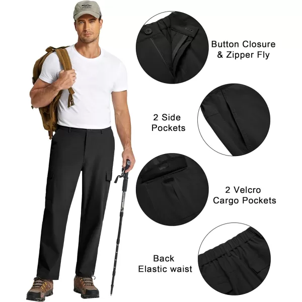 COOFANDY Men's Hiking Cargo Pants Lightweight Quick Dry Outdoor Work Pants for Golf Athletic Travel with Multi Pockets
