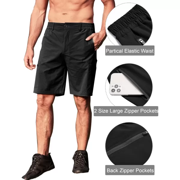 COOFANDY Men's Hiking Cargo Shorts Quick Dry Outdoor Shorts Lightweight Travel Fishing Golf Tactical Shorts with 5 Pockets