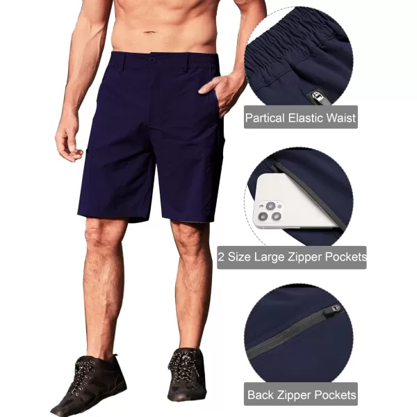 COOFANDY Men's Hiking Cargo Shorts Quick Dry Outdoor Shorts Lightweight Travel Fishing Golf Tactical Shorts with 5 Pockets